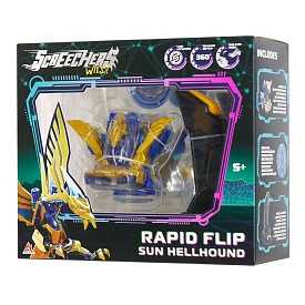 Ігровий набір SCREECHERS WILD! S5 L0.5 V2 - САН ХЕЛХАУНД (запускач, машинка-трансформер) - 1 - smarttoys.com.ua
