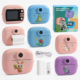 Фотоапарат-принтер C 72972 (50) кабель type-C, роз’єм для SD карти, фото, відео, ігри, рулон термопаперу, в коробці, ВИДАЄТЬСЯ ТІЛЬКИ МІКС ВИДІВ - 1 - smarttoys.com.ua