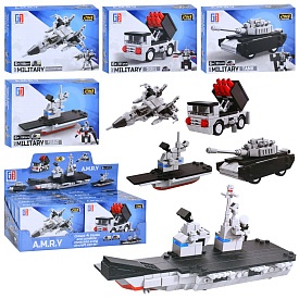 Конструктор 123-786/787/788/789 військовий,2в1(робот+трансп),від 9дет,4види,кор.,8шт.в дисп.,38-13,5 - 1 - smarttoys.com.ua