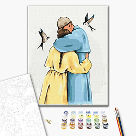 Картина за номерами: Міцні обійми ©Alla Berezovska 40х50 - 1 - smarttoys.com.ua