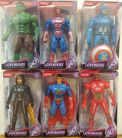 Фігурки героїв Avengers, світиться 13см - 1 - smarttoys.com.ua