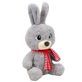 Заєць новорічний арт.00582-5 (24x19x14) - 1 - smarttoys.com.ua