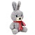 Заєць новорічний арт.00582-5 (24x19x14) - 1 - smarttoys.com.ua