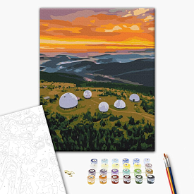 Картина за номерами: РЛС Памір на світанку © Sergiy Stepanenko 40х50 - 1 - smarttoys.com.ua