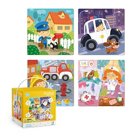 300131 Пазл 4в1 Професії - 1 - smarttoys.com.ua
