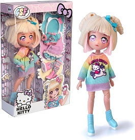 Ігровий набір 4SF MANGA DOLLS серії "Hello Kitty" – СТИЛЬНА ЦУКЕРОЧКА-ЄДИНОРІГ (з аксес.) - 1 - smarttoys.com.ua