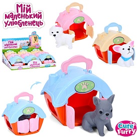 Тварина 666-21-22-23 собака, переноска, 3 види, кул., 9 шт.  в диспл., 34-9,5-20,5 см. - 1 - smarttoys.com.ua