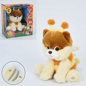 Собака 933-179E повтор, танцює, реагує на бджілку, плюш, муз., бат., 26,5-30-17 см. - 1 - smarttoys.com.ua