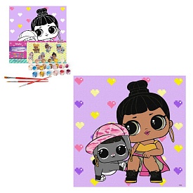 Набір для розпису по номерах для дітей "L.O.L. Surprise! TroopSurprise Honey Bun With Bunny Hun" 40х - 1 - smarttoys.com.ua