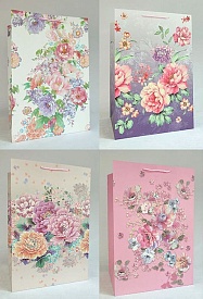 Пакет 36*54*30см паперовий "Квітковий сад" 12 шт в пак. - 1 - smarttoys.com.ua