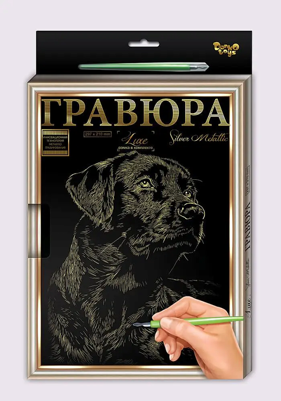 Гравюра  А 4 с рамкой L-ГРА-4-02-01з,02з,,,18 (18)  "ДАНКО ТОЙС" - 18 - smarttoys.com.ua