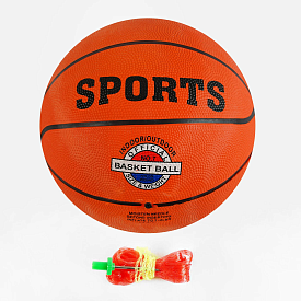 М'яч баскетбольний C 62967 (50) 1 вид, матеріал PVC, вага 500 грамів, розмір №7 - 1 - smarttoys.com.ua