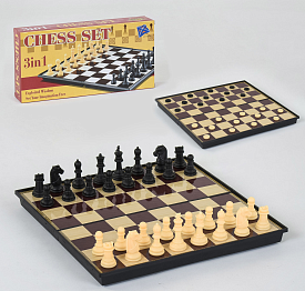 Шахи 3308 (72) 3 в 1, магнітні, в коробці - 1 - smarttoys.com.ua