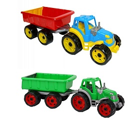 Іграшка "Трактор з причепом Технок", арт. 3442 - 1 - smarttoys.com.ua
