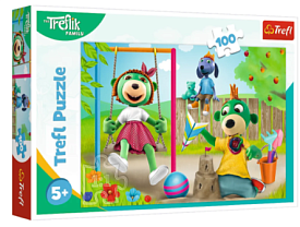 64220 Trefl Пазли "100" Treflik Смішні трефліки - 1 - smarttoys.com.ua