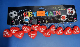 22-46 брелок серце з надписом * 100 * 12 - 1 - smarttoys.com.ua