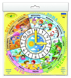 Гра "Вивчаємо час" російською - 1 - smarttoys.com.ua
