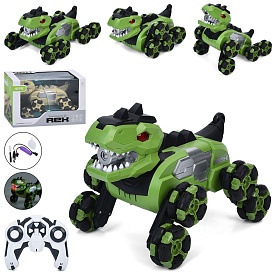 Динозавр 4D-Y12 радіокер.,акум, колеса-ролики, пара/дим, 2 кольори,USB,муз.,світло,кор.,29-19-19см. - 1 - smarttoys.com.ua