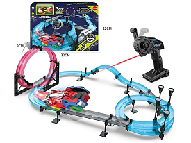 Трек магнітний TN 1275 (12) радіокерування, машинка, підсвічування, пульт управління, usb дріт, інструкція, в коробці - 1 - smarttoys.com.ua