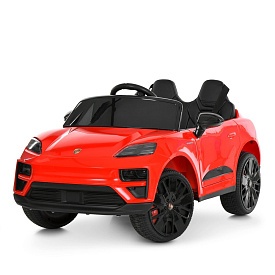 Машина M 6314EBLR-3 радіо/к2,4G,2мотори35W,1акум12V9AH, EVA,USB,SD,BLUETOOTH,MP3,шкіра,св.муз.черв. - 1 - smarttoys.com.ua