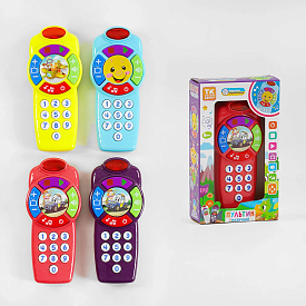 Пульт музичний 47877 (144) "TK Group", УКРАЇНСЬКЕ ОЗВУЧУВАННЯ, 4 види, пісні, мелодії підсвічування, в коробці - 1 - smarttoys.com.ua