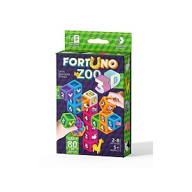 Настільна розвиваюча гра "Fortuno ZOO 3D" укр  - 1 - smarttoys.com.ua