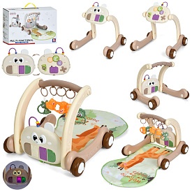 Каталка-ходунки 217 2в1(килимок для малюка),ігрова панель(піаніно,шестерні), муз,світло,бат.,кор.,44 - 1 - smarttoys.com.ua