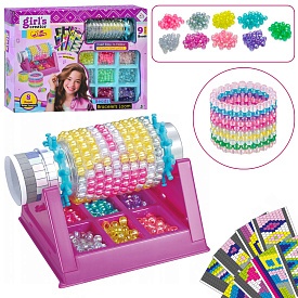 Набір для творчості MBK-557 набір для плетіння браслетів,пристрій для плетіння,намистини,кор.,35-26- - 1 - smarttoys.com.ua