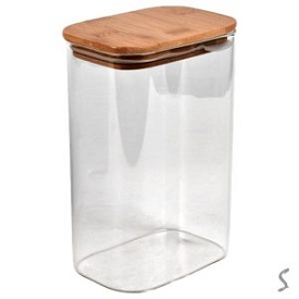 Банка з бамбуковою кришкою "Galaxy" 1.4л 12*8*18см R99911-18 - 1 - smarttoys.com.ua