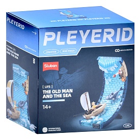 Конструктор SLUBAN M38-P8025 старий і море, фігурка, човен, акула, кор., 22,5-24-12 см. - 1 - smarttoys.com.ua