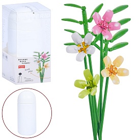 Конструктор SLUBAN M38-B1101-13 квіти, фрезія, колба, кор. (бліст.), 9,5-22-9,5 см. - 1 - smarttoys.com.ua