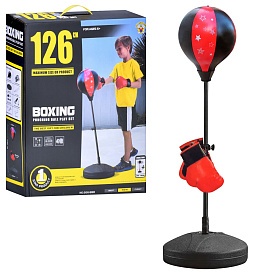 Боксерський набір MR 1127 груша, на стійці (мет.), рукавиці 2 шт., насос, кор., 39-49-13 см. - 1 - smarttoys.com.ua