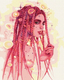 Набір для розпису по номерах. "Дивовижна незнайомка" 40х50см - 1 - smarttoys.com.ua