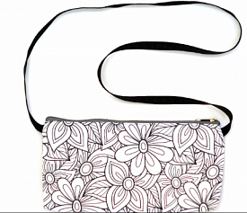 Сумка - розмальовка "Квіти"23792 - 1 - smarttoys.com.ua