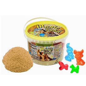 Magic sand класичний, що світиться у темряві, у відрі 0,500 кг - 1 - smarttoys.com.ua