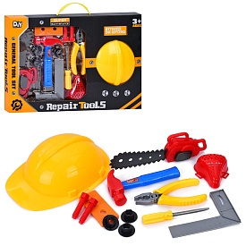 Набір інструментів H-783 каска, молоток, плоскогубці, викрутка, болти, кор., 42,5-29,5-7 см. - 1 - smarttoys.com.ua