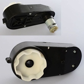 Редуктор в зборі з мотором M 4140-F-GEAR BOX до машини M 4140, 12V, RPM12000, довж.17см. - 1 - smarttoys.com.ua