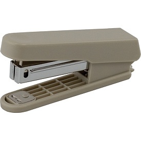 Степлер пластиковий до 10арк. (скоби №10), JOBMAX, сірий - 1 - smarttoys.com.ua