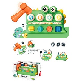 Гра 6205 динозавр, стукалка, молоток, муз., світло, бат., кор., 25-17-14,5 см. - 1 - smarttoys.com.ua