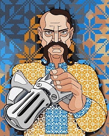 Набір для розпису по номерах. Люди "Український кіборг" 40х50см - 1 - smarttoys.com.ua