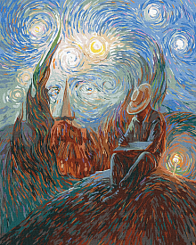 Набір для розпису по номерах. "Українська зоряна ніч" 40х50см - 1 - smarttoys.com.ua