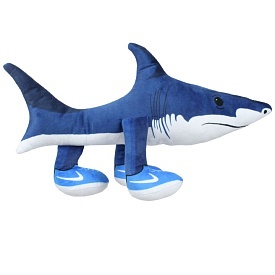 М'яка іграшка "Акула Тралалело" принт, Копиця арт.00515-11 (20x8x36) - 1 - smarttoys.com.ua