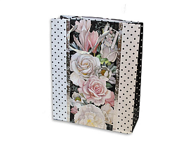 Пакет 23*18*10 "Квіти та крапочки" - 1 - smarttoys.com.ua