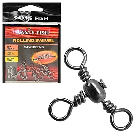 Вертлюг тройний "Black" №1 5шт/наб 20наб/уп - 1 - smarttoys.com.ua