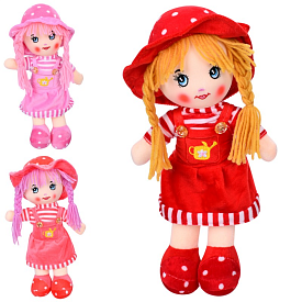 Лялька FG240408153A-1 м'яконабивна, петелька, 3 кольори, кул., 34-14-9 см. - 1 - smarttoys.com.ua