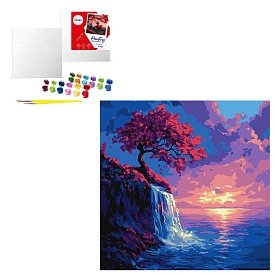 Набір для розпису по номерах "Сакура в потоці" 40х40см - 1 - smarttoys.com.ua
