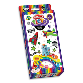 Креативна творчість "Тісто для ліпки "Master Do" коробка 20 кольорів*20г укр (20) - 1 - smarttoys.com.ua