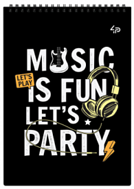 Блокнот TM 4Profi "Your idea" music, А5 905065 - 1 - smarttoys.com.ua