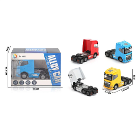 Трейлер JS 1130 A (288/2) металопластик, інерція, звуки, підсвічування, в коробці - 1 - smarttoys.com.ua