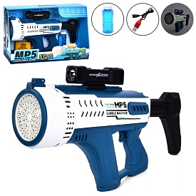 Мильні бульбашки KB1320 автомат, прицел-фонарь, акум, USB, запаска, світло,кор., 45,5-29-13,5 см. - 1 - smarttoys.com.ua